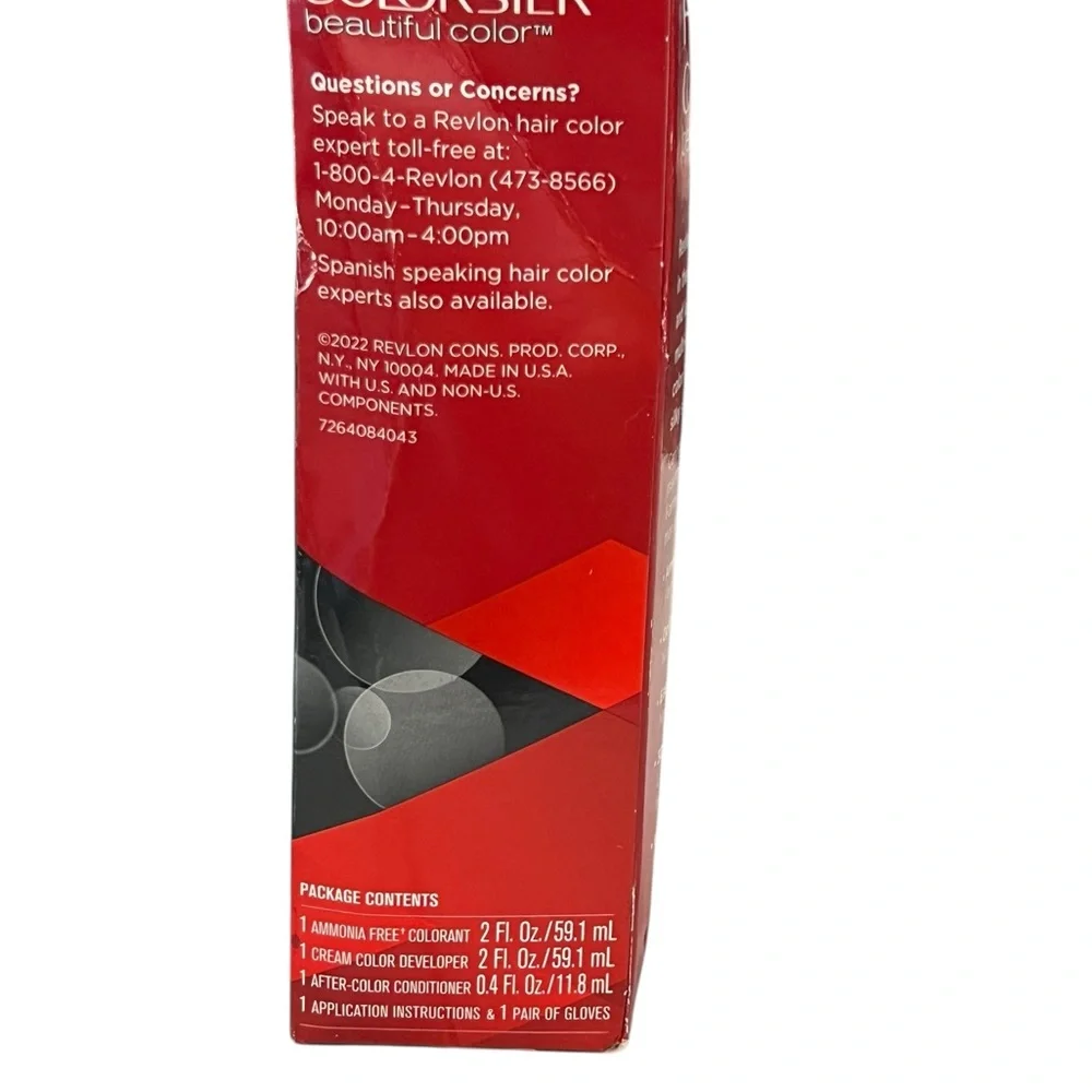 Revlon Colorsilk Beautiful Color 43-Medium Golden Brown Permanent Hair Color NEW